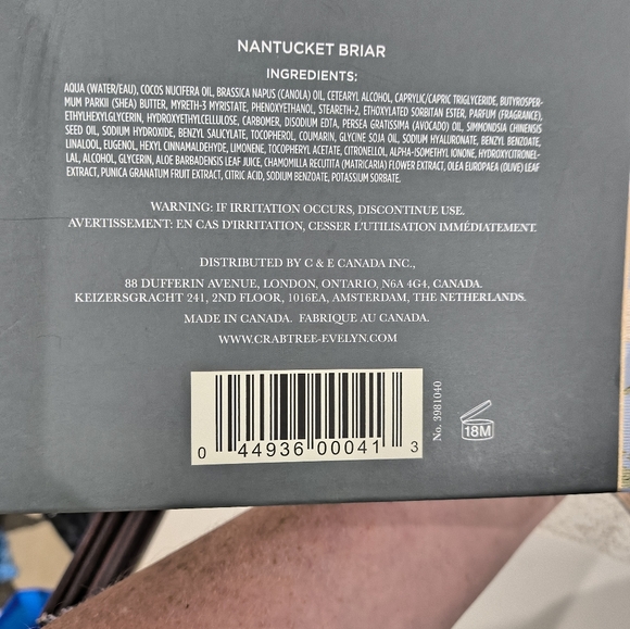 Crabtree & Evelyn Nantucket briar set - Picture 2 of 2